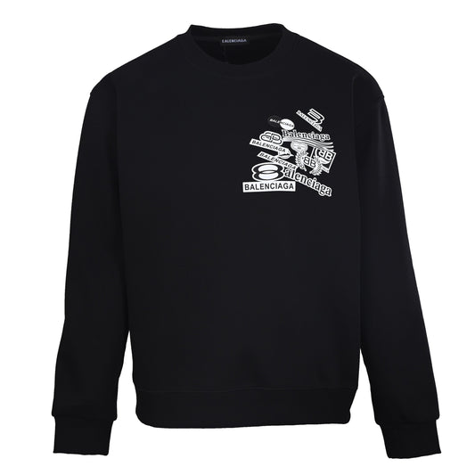 Balenciaga Unisex Oversized Logo Hoodie