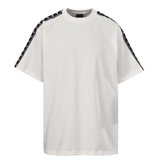 BALENCIAGA 3B Logo-Tape Short-Sleeve T-Shirt