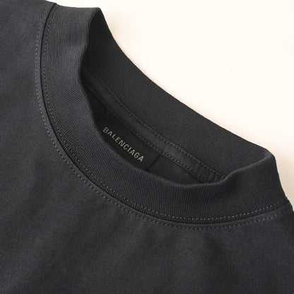 BALENCIAGA Round Badge Print Short-Sleeve T-Shirt