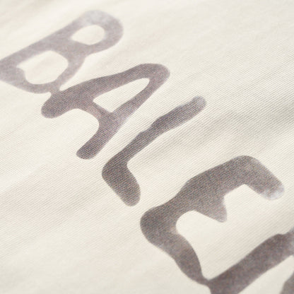 BALENCIAGA Distressed Double-B & Bitcoin Print Short-Sleeve T-Shirt