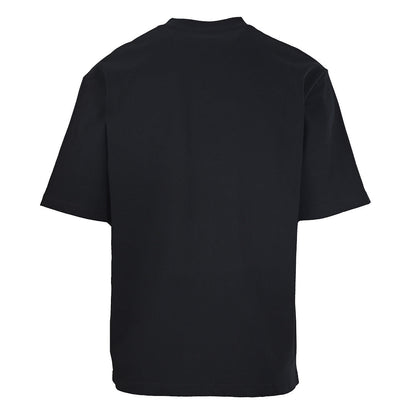 BALENCIAGA Double-B Buckle & Letter Print Short-Sleeve T-Shirt