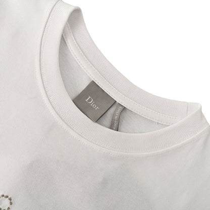 DIOR Tatami-Embroidered Short-Sleeve T-Shirt
