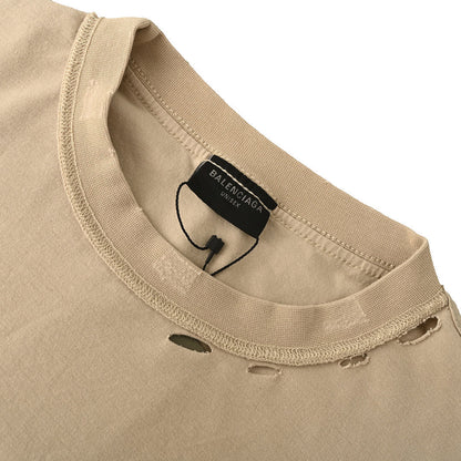 BALENCIAGA Reversible Double-Sided "Cola" Embroidered Short-Sleeve T-Shirt