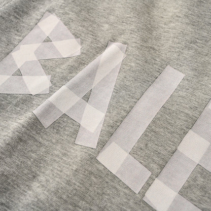 Balenciaga (BLCG) Grey Masking Tape Short-Sleeve T-Shirt