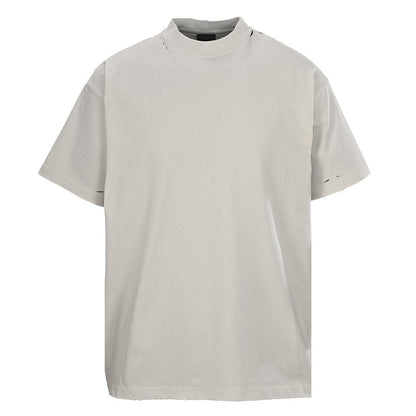 Balenciaga (BLCG) Red Masking Tape-Lettering Short-Sleeve T-Shirt
