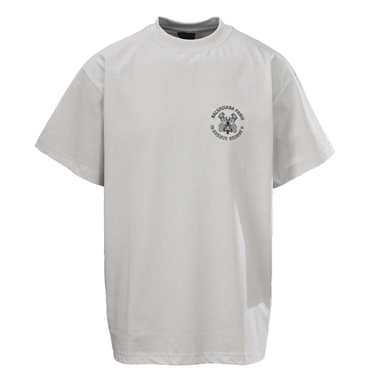 Balenciaga Unisex Logo-Block Cotton Jersey T-Shirt