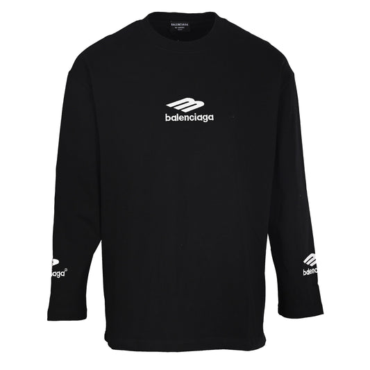 Balenciaga Unisex Oversized Logo Hoodie – Made in Italy