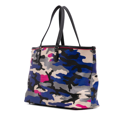 Dior Anselm Reyle Large Canvas Camoflage Tote Rovelle Bags