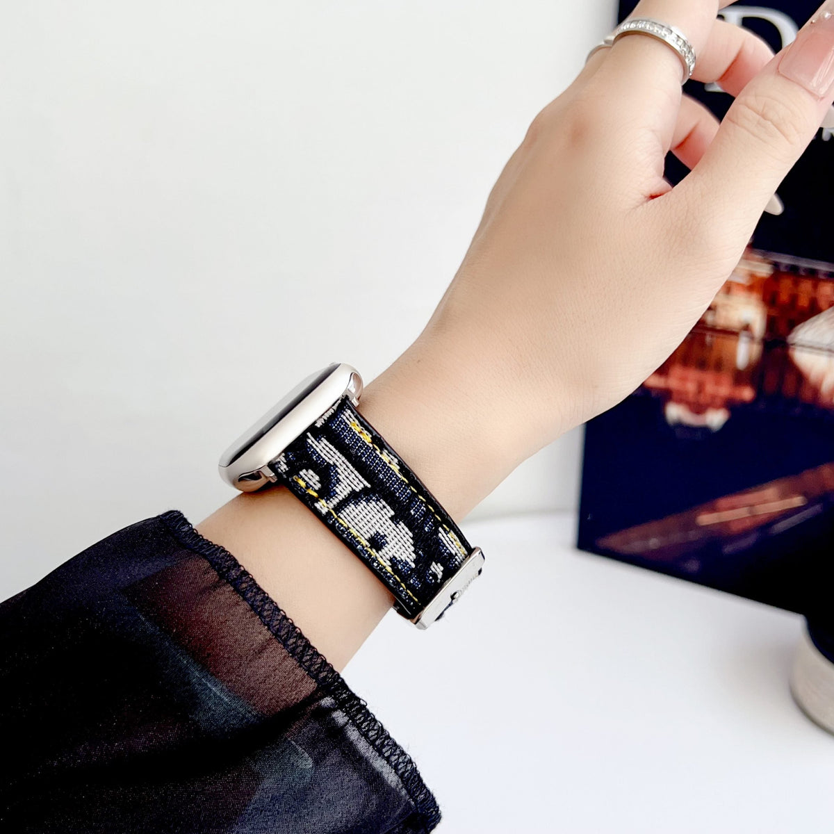 Fabric Dior Apple Watch Band Shop