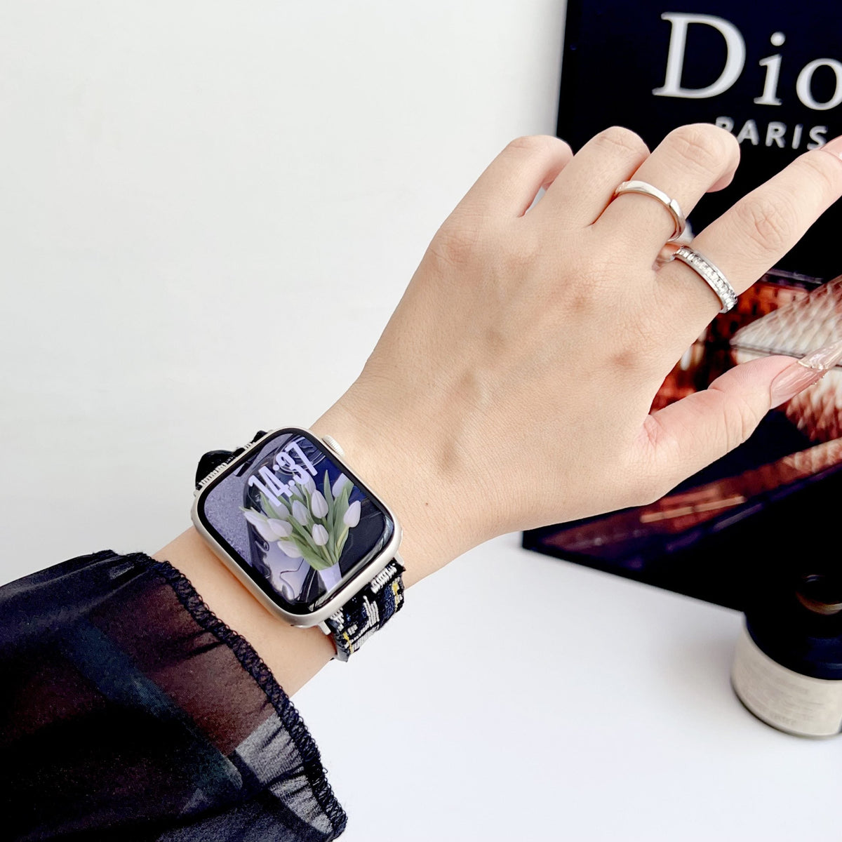 Fabric Dior Apple Watch Band Shop