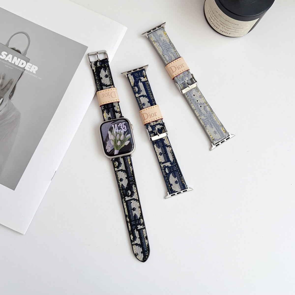 Fabric Dior Apple Watch Band Shop