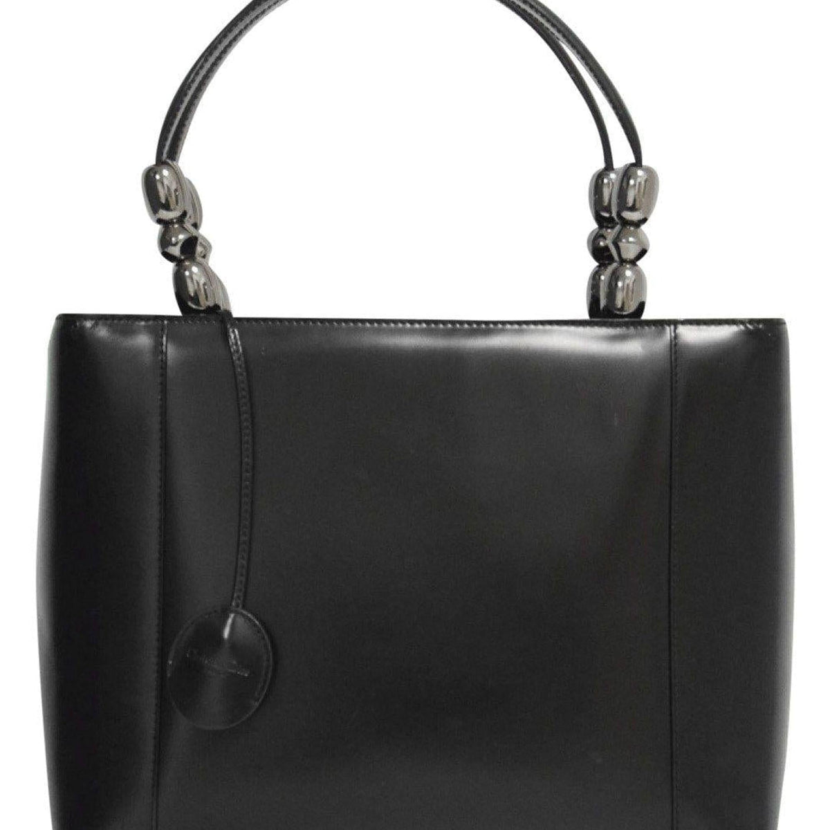 Dior Black Chrome Beaded Malice Tote Rovelle Bags