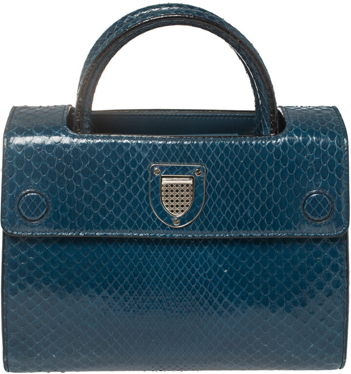 CHRISTIAN DIOR PYTHON MINI DIOREVER BAG Rovelle Bags