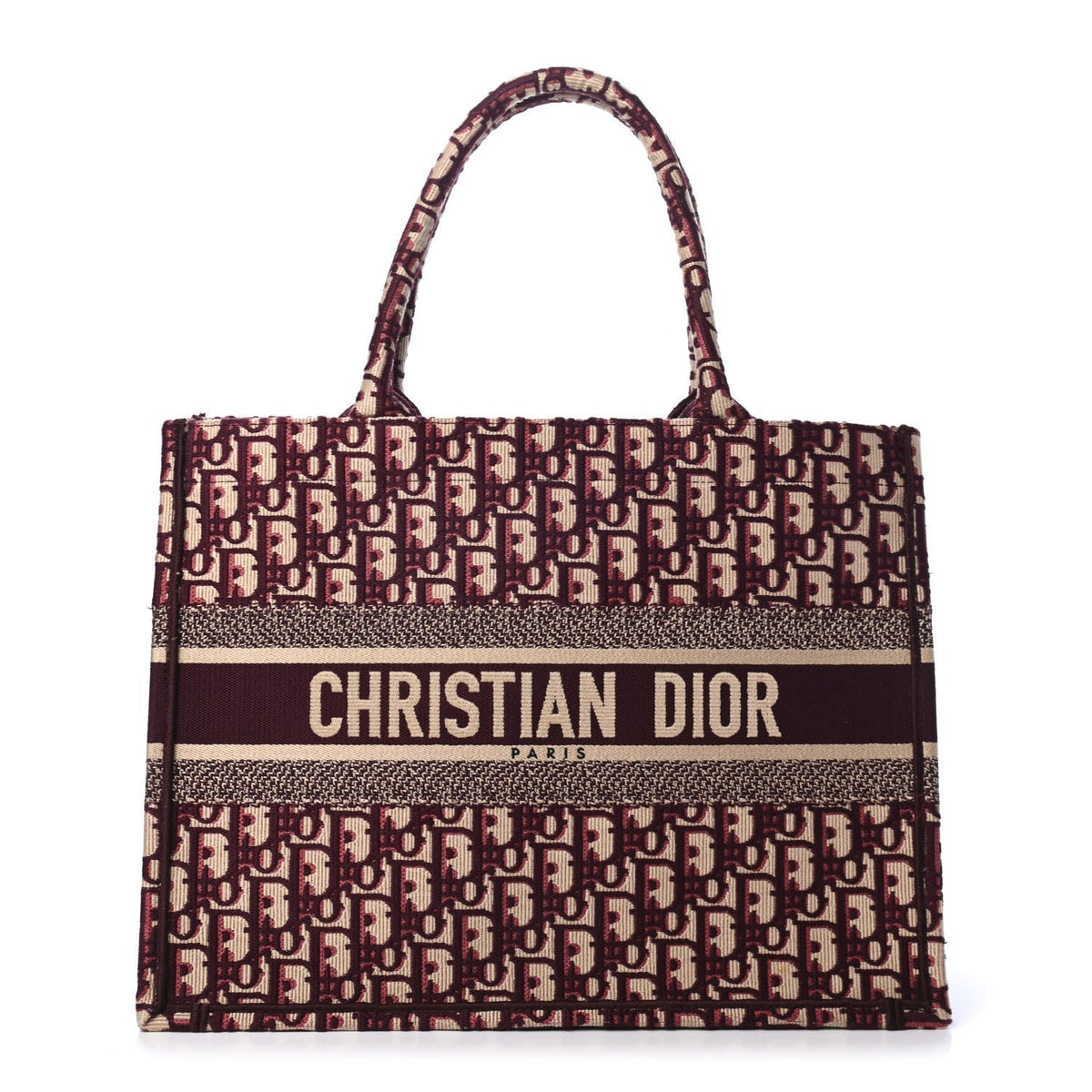 Dior Book Tote-Burgundy Rovelle Bags