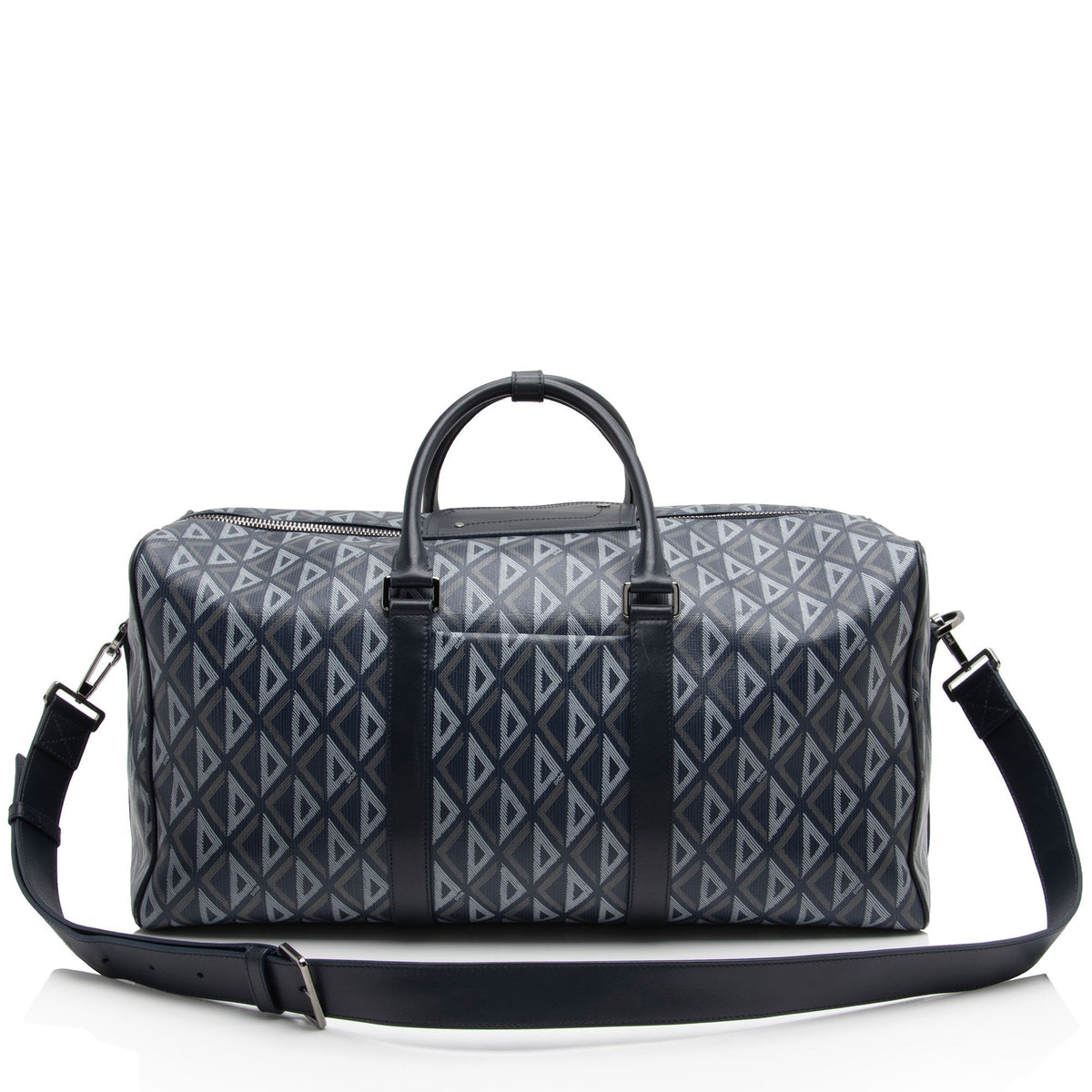 Dior CD Diamond Coated Canvas Lingot Duffle Bag (SHF-xwDGyq) Rovelle Bags