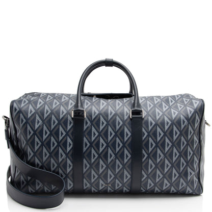 Dior CD Diamond Coated Canvas Lingot Duffle Bag (SHF-xwDGyq) Rovelle Bags
