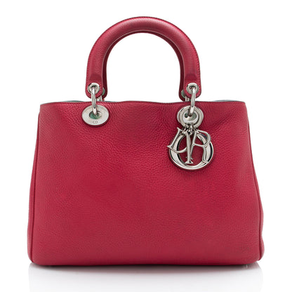 Dior Calfskin Diorissimo Medium Tote (SHF-TPgZYo) Rovelle Bags