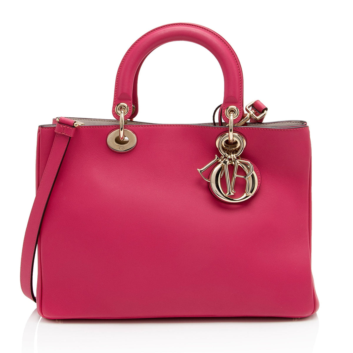 Dior Calfskin Diorissimo Medium Tote (SHF-8DRXfS) Rovelle Bags