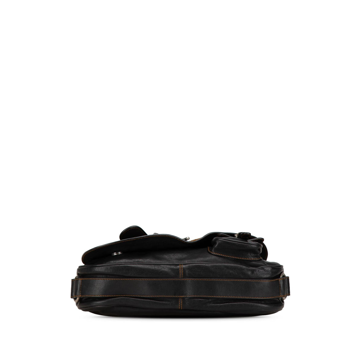 Dior Calfskin Gaucho Double Saddle Shoulder Bag (SHG-XIEEW1) Rovelle Bags
