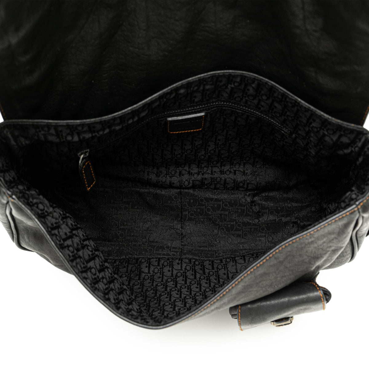 Dior Calfskin Gaucho Double Saddle Shoulder Bag (SHG-XIEEW1) Rovelle Bags