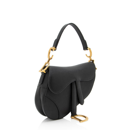 Dior Grained Calfskin Saddle Mini Bag Rovelle Bags
