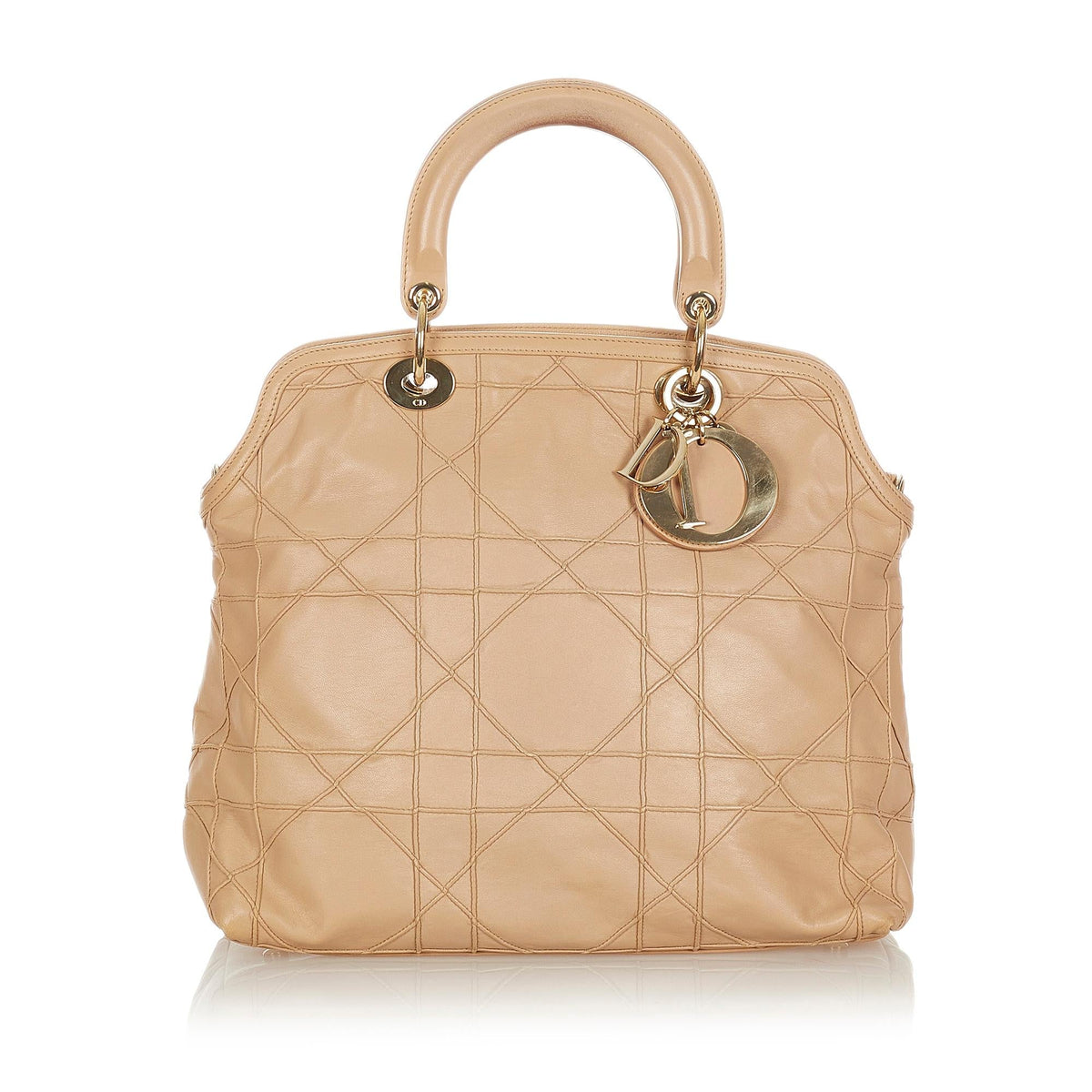 Dior Cannage Granville Leather Handbag (SHG-23654) Rovelle Bags