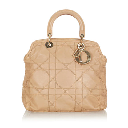 Dior Cannage Granville Leather Handbag (SHG-23654) Rovelle Bags