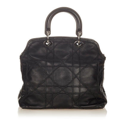 Dior Cannage Granville Leather Satchel (SHG-24672) Rovelle Bags
