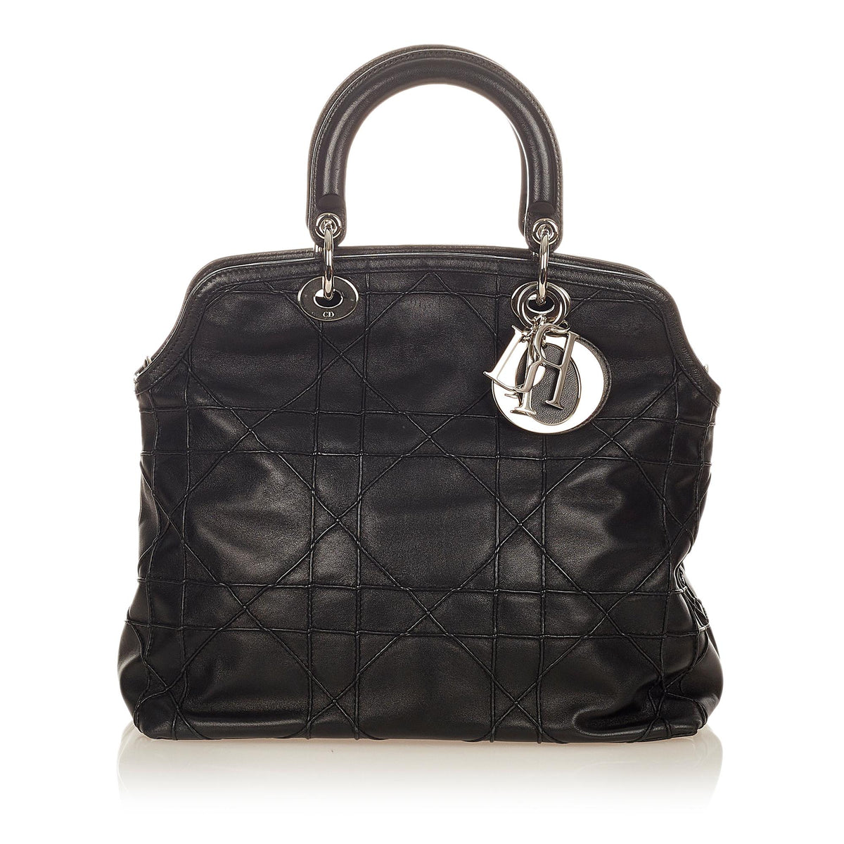 Dior Cannage Granville Leather Satchel (SHG-24672) Rovelle Bags