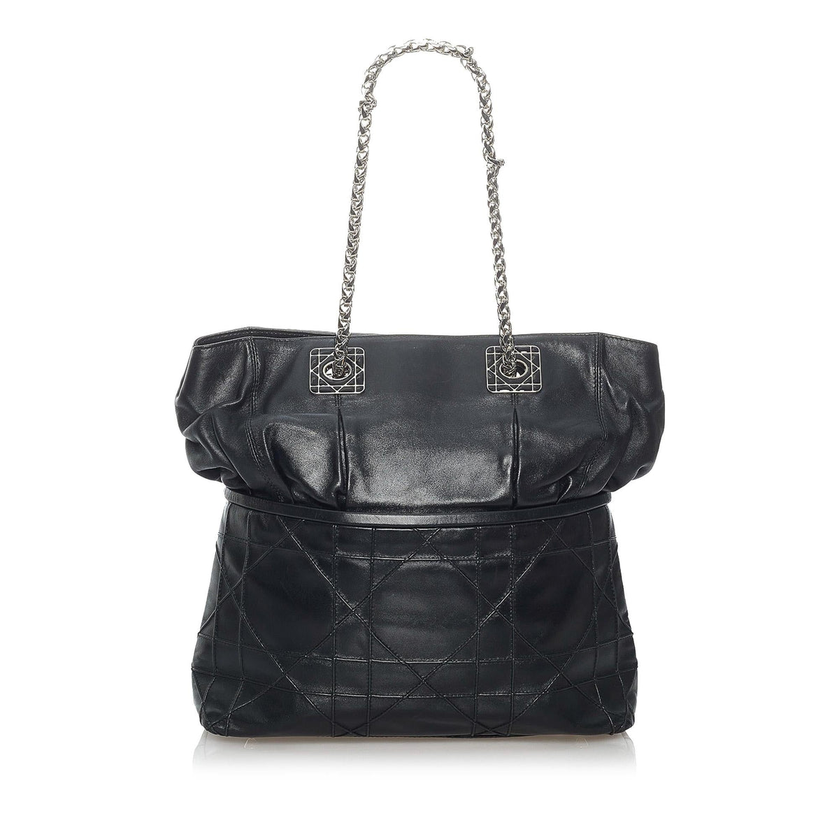 Dior Cannage Granville Leather Tote Bag (SHG-30181) Rovelle Bags