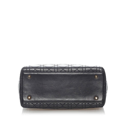 Dior Cannage Dior Lambskin Leather Handbag (SHG-31012) Rovelle Bags