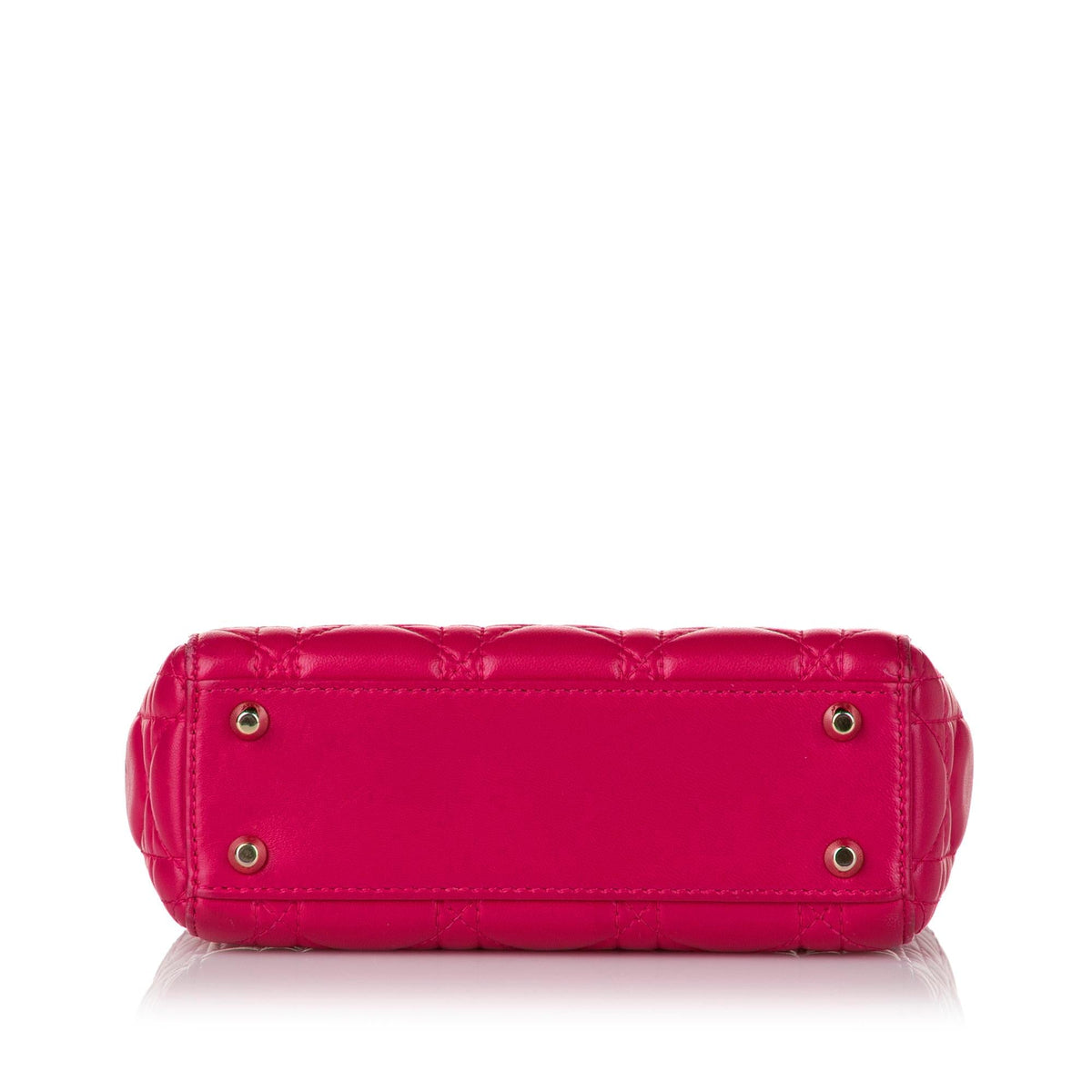 Dior Cannage Dior Lambskin Leather Satchel (SHG-32440) Rovelle Bags