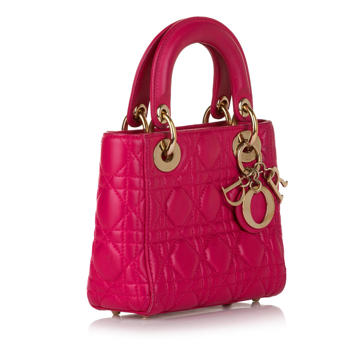 Dior Cannage Dior Lambskin Leather Satchel (SHG-32440) Rovelle Bags