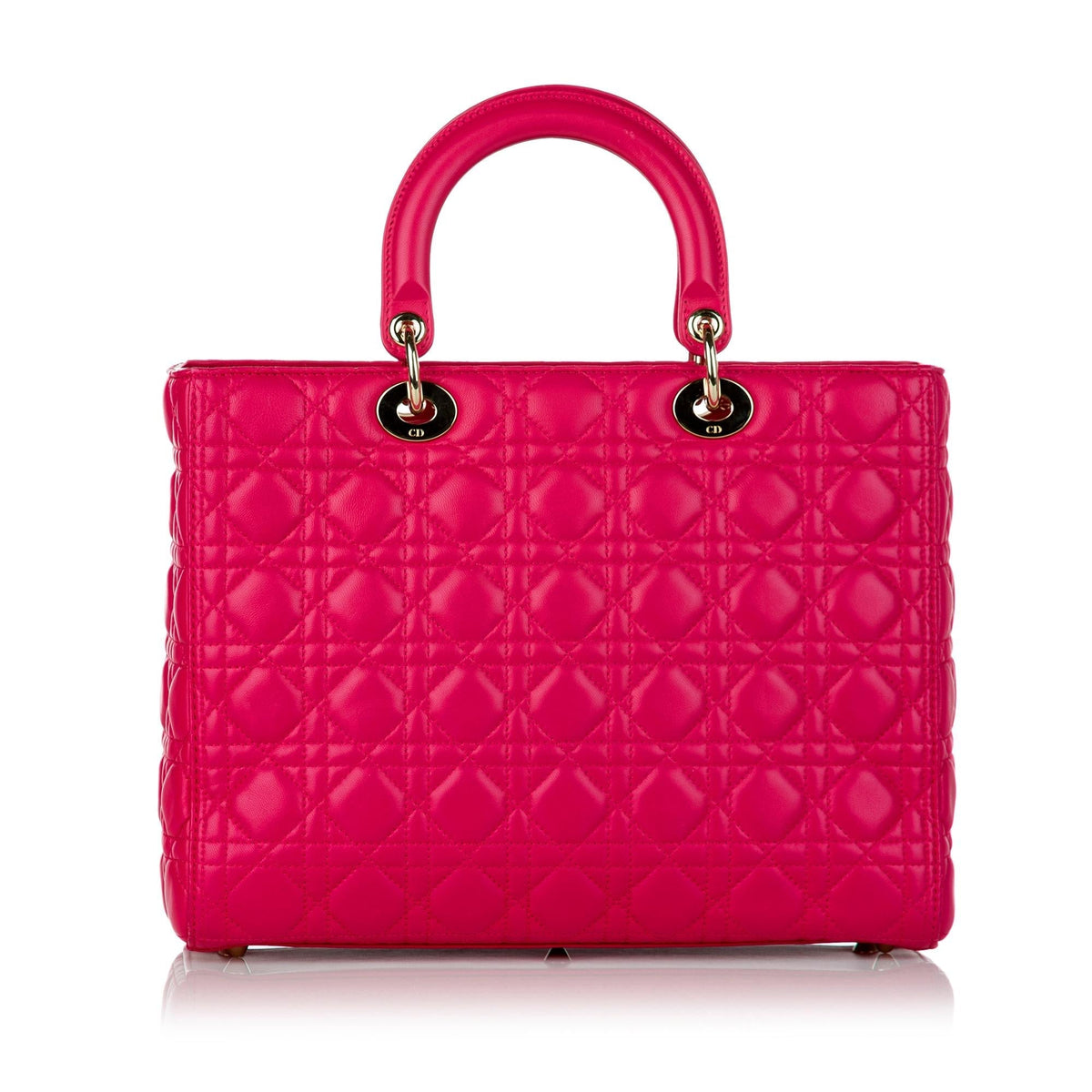 Dior Cannage Dior Leather Satchel (SHG-30463) Rovelle Bags