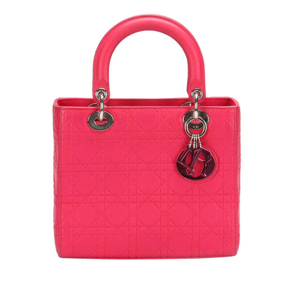 Dior Cannage Dior Leather Satchel (SHG-IOiIje) Rovelle Bags
