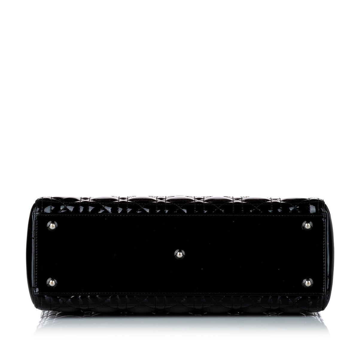 Dior Cannage Dior Patent Leather Satchel (SHG-29201) Rovelle Bags