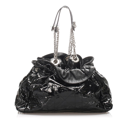 Dior Cannage Patent Leather Le Trente Shoulder Bag (SHG-13098) Rovelle Bags