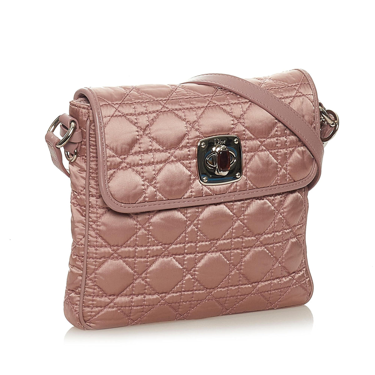 Dior Cannage Nylon Crossbody Bag (SHG-27521) Rovelle Bags