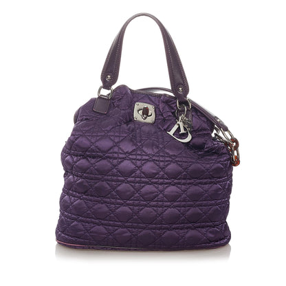 Dior Cannage Nylon Satchel (SHG-28067) Rovelle Bags
