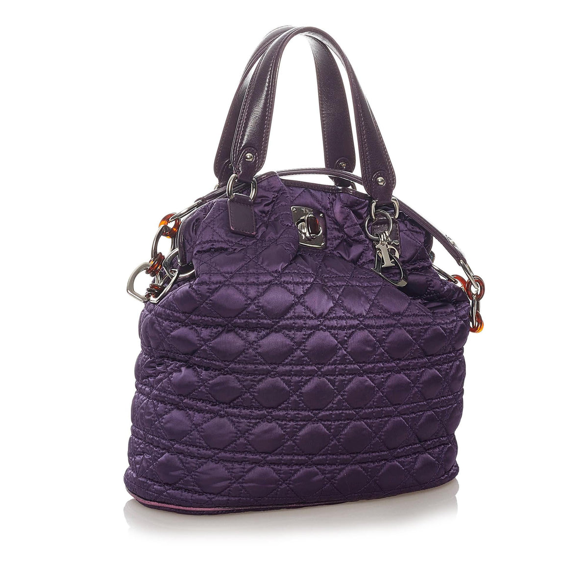 Dior Cannage Nylon Satchel (SHG-28067) Rovelle Bags