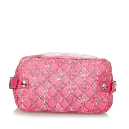 Dior Cannage Print Canvas Handbag (SHG-23721) Rovelle Bags