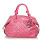 Dior Cannage Print Canvas Handbag (SHG-23721) Rovelle Bags