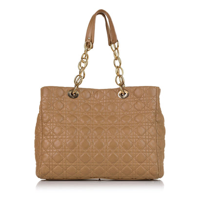 Dior Cannage Soft Shopper Tote Bag (SHG-33403) Rovelle Bags