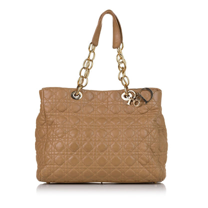 Dior Cannage Soft Shopper Tote Bag (SHG-33403) Rovelle Bags