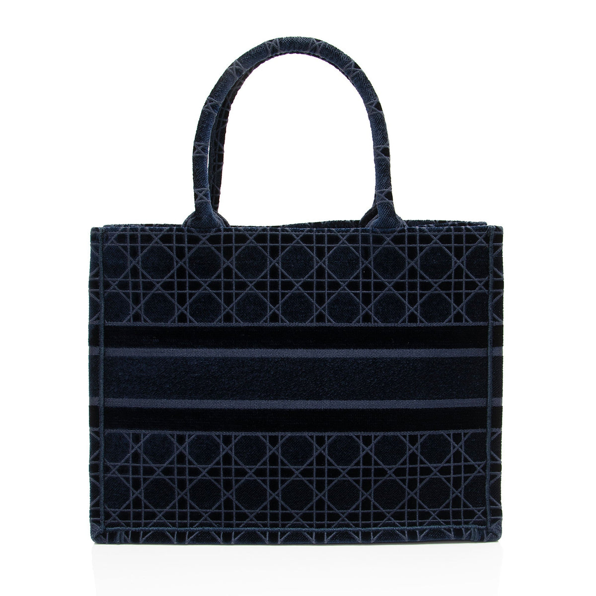 Dior Velvet Cannage Medium Book Tote Rovelle Bags