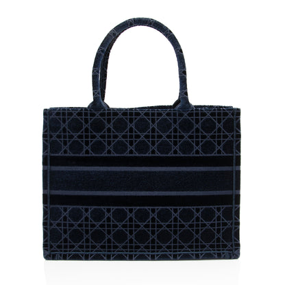 Dior Velvet Cannage Medium Book Tote Rovelle Bags