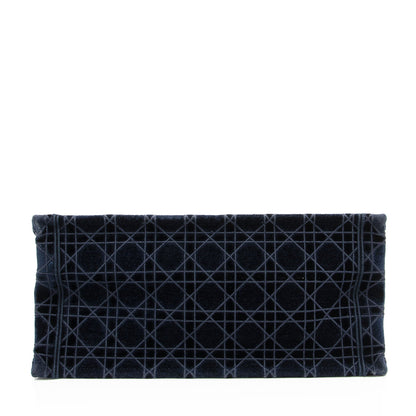 Dior Velvet Cannage Medium Book Tote Rovelle Bags