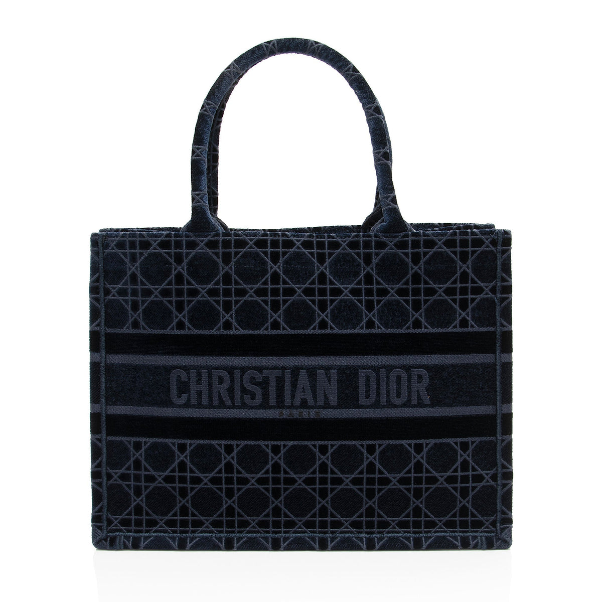 Dior Velvet Cannage Medium Book Tote Rovelle Bags