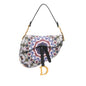Dior Canvas Embroidered Kaleidiorscopic Saddle Bag Rovelle Bags