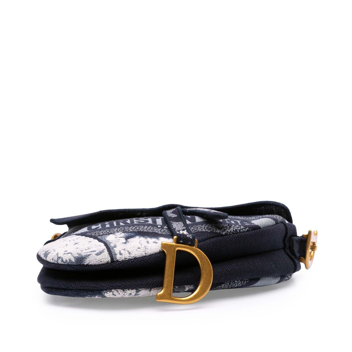 Dior Canvas Embroidered Tie Dye Saddle Bag Rovelle Bags